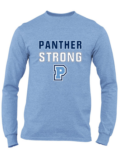 Potomac Panthers P Script Strong #2 Men's LS T-Shirt