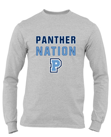 Potomac Panthers P Script Nation #2 Men's Premium LS T-Shirt