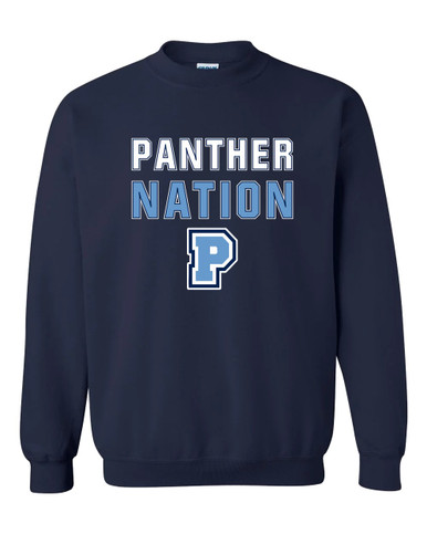 Potomac Panthers P Script Nation #2 Men's Sweatshirt