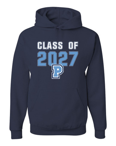 Potomac Panthers P Script Class of 2027 Men's Premium Hoodie