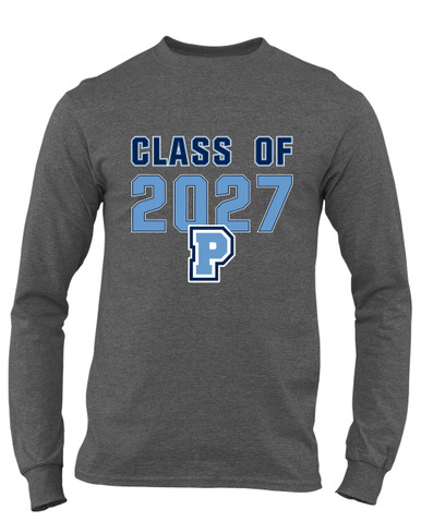 Potomac Panthers P Script Class of 2027 Men's LS T-Shirt