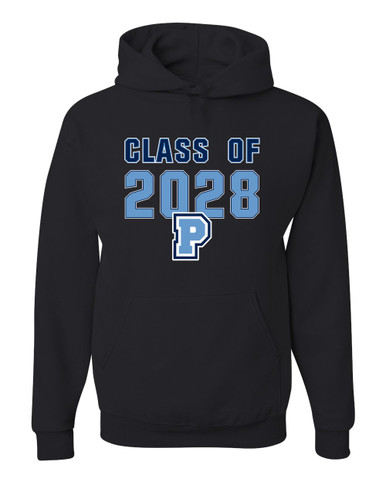 Potomac Panthers P Script Class of 2028 Men's Premium Hoodie