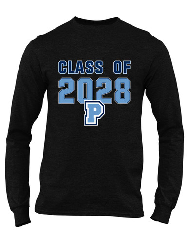 Potomac Panthers P Script Class of 2028 Men's Premium LS T-Shirt