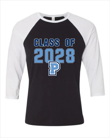 Potomac Panthers P Script Class of 2028 Men's Baseball T-Shirt