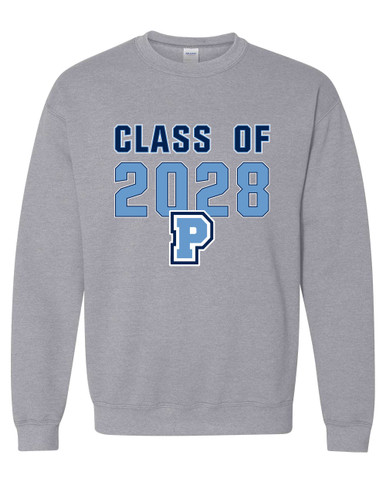 Potomac Panthers P Script Class of 2028 Men's Sweatshirt
