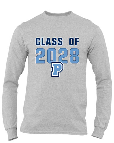 Potomac Panthers P Script Class of 2028 Men's LS T-Shirt