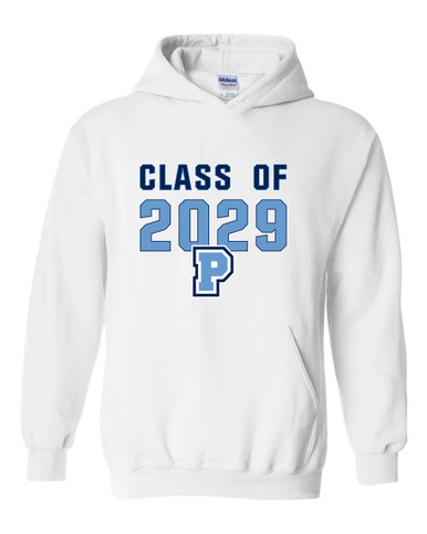 Potomac Panthers P Script Class of 2029 Men's Hoodie