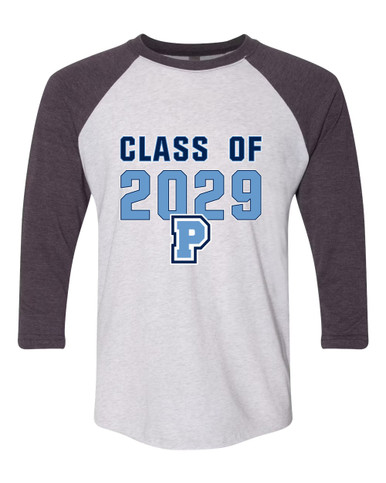 Potomac Panthers P Script Class of 2029 Men's Baseball T-Shirt