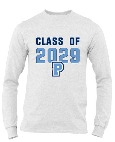 Potomac Panthers P Script Class of 2029 Men's LS T-Shirt