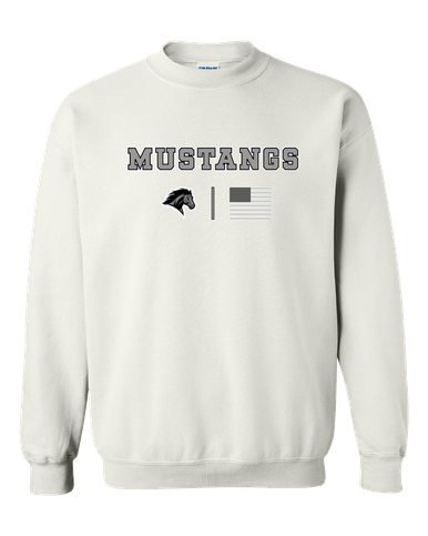Houston Mustangs Team Colors Flag Men's Sweatshirt