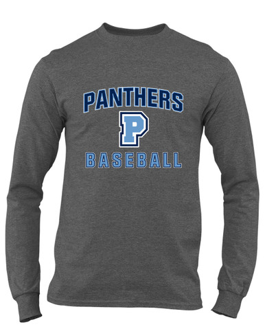 Potomac Panthers P Script Baseball #1 Men's LS T-Shirt