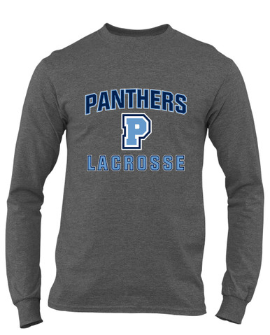 Potomac Panthers P Script Lacrosse Men's Premium LS T-Shirt