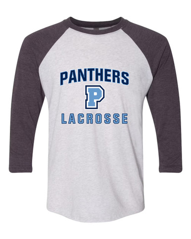 Potomac Panthers P Script Lacrosse Men's Baseball T-Shirt