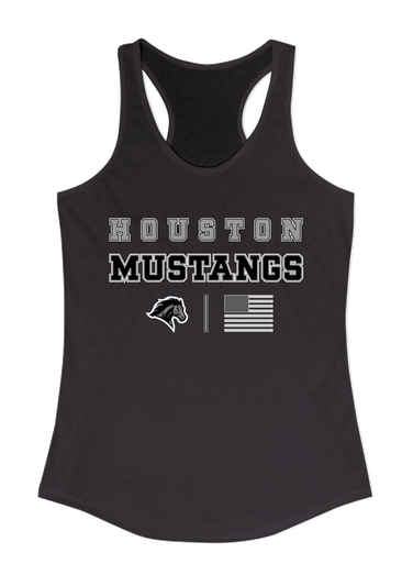 Houston Mustangs Spirit Flag Women's Tank Top
