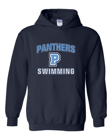 Potomac Panthers P Script Swimming Men's Hoodie