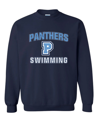 Potomac Panthers P Script Swimming Men's Sweatshirt
