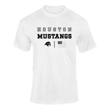 Houston Mustangs Spirit Flag Men's Premium SS T-Shirt