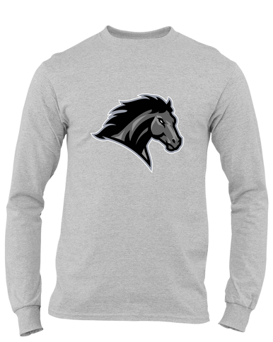 Houston Mustangs Mascot #1 Men's LS T-Shirt