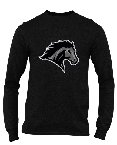 Houston Mustangs Mascot #1 Men's Premium LS T-Shirt