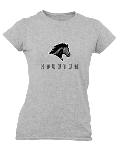 Houston Mustangs Mascot #2 Women's SS T-Shirt