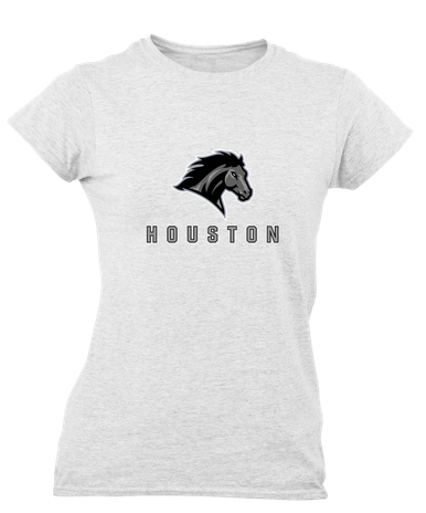 Houston Mustangs Mascot #2 Women's Premium SS T-Shirt