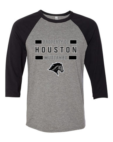 Houston Mustangs Property Of Women's Baseball T-Shirt