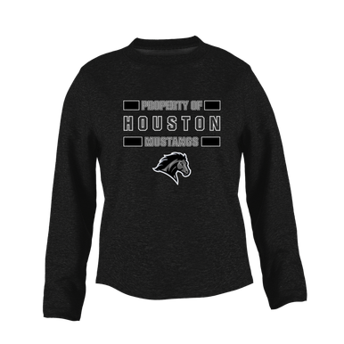 Houston Mustangs Property Of Women's Sweatshirt