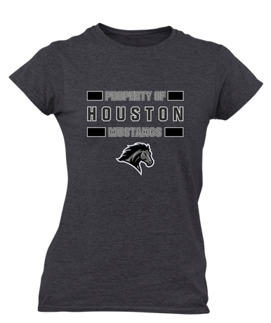 Houston Mustangs Property Of Women's SS T-Shirt