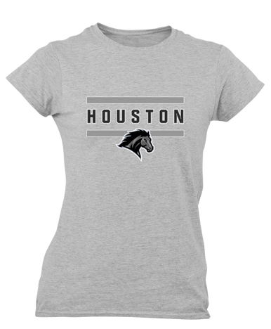Houston Mustangs Mascot #4 Women's SS T-Shirt