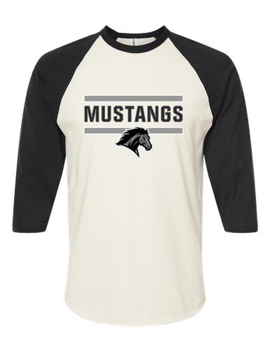 Houston Mustangs Mascot #5 Women's Baseball T-Shirt