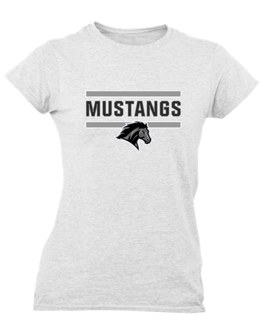 Houston Mustangs Mascot #5 Women's Premium SS T-Shirt