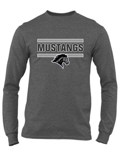 Houston Mustangs Mascot #5 Men's Premium LS T-Shirt