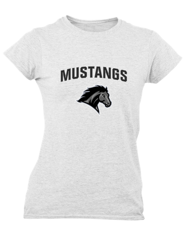 Houston Mustangs Mascot #6 Women's Premium SS T-Shirt