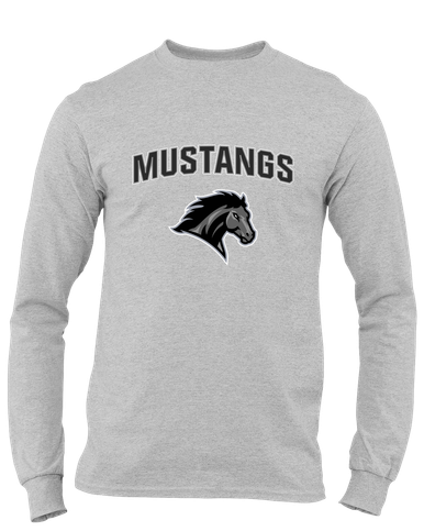 Houston Mustangs Mascot #6 Men's LS T-Shirt