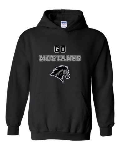 Houston Mustangs Go Team Men's Hoodie