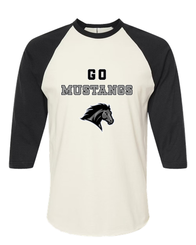 Houston Mustangs Go Team Women's Baseball T-Shirt
