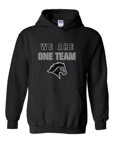 Houston Mustangs We Are One Team Men's Hoodie