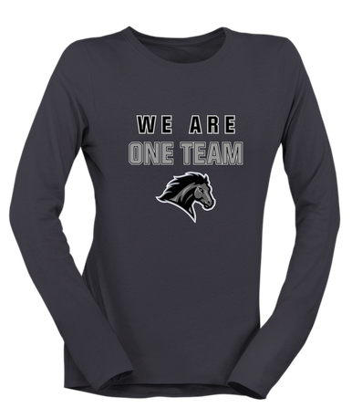 Houston Mustangs We Are One Team Women's Premium LS T-Shirt
