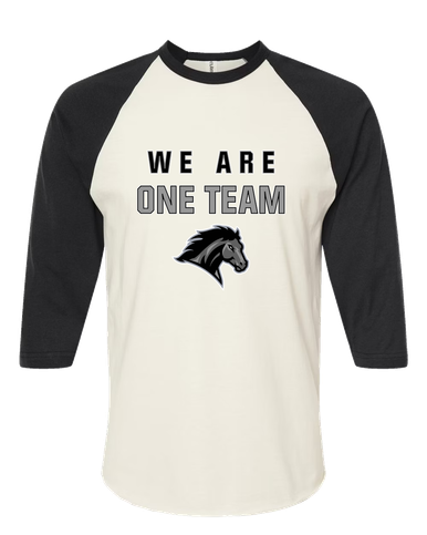 Houston Mustangs We Are One Team Women's Baseball T-Shirt