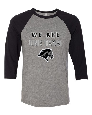 Houston Mustangs We Are One Team Men's Baseball T-Shirt
