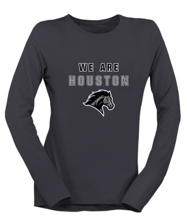 Houston Mustangs We Are Women's Premium LS T-Shirt