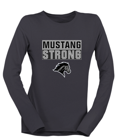 Houston Mustangs Strong #1 Women's LS T-Shirt