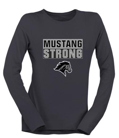 Houston Mustangs Strong #1 Women's Premium LS T-Shirt