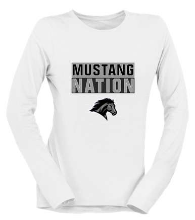 Houston Mustangs Nation #1 Women's LS T-Shirt