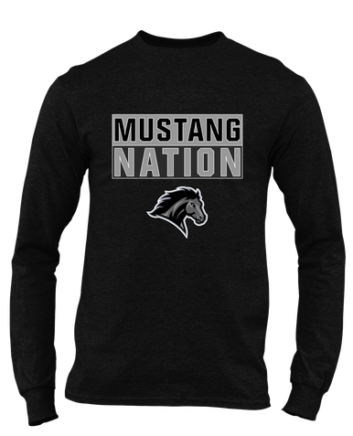 Houston Mustangs Nation #1 Men's Premium LS T-Shirt
