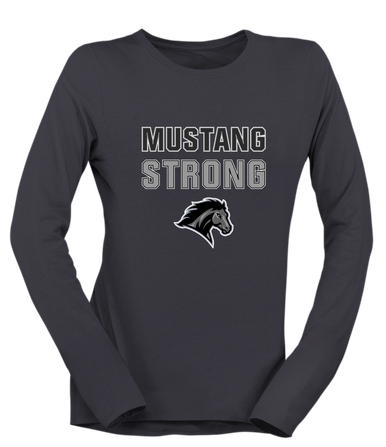 Houston Mustangs Strong #2 Women's Premium LS T-Shirt