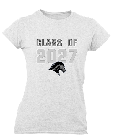 Houston Mustangs Class of 2027 Women's Premium SS T-Shirt