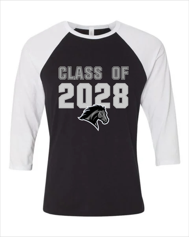 Houston Mustangs Class of 2028 Men's Baseball T-Shirt