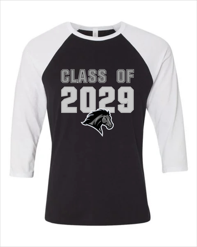 Houston Mustangs Class of 2029 Women's Baseball T-Shirt