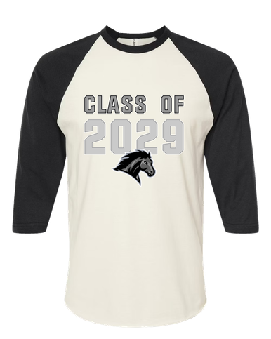 Houston Mustangs Class of 2029 Men's Baseball T-Shirt